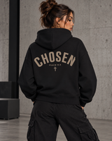 KOG Chosen Adult Crop Hoodie – Psalm 16:8
