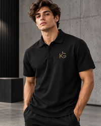 KOG Gold Emblem Adult Premium Cotton Polo Shirt